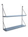 Vintage metal wall shelf wall rack minimalistic 1960’s