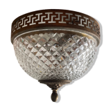 Ceiling lamp half old globe