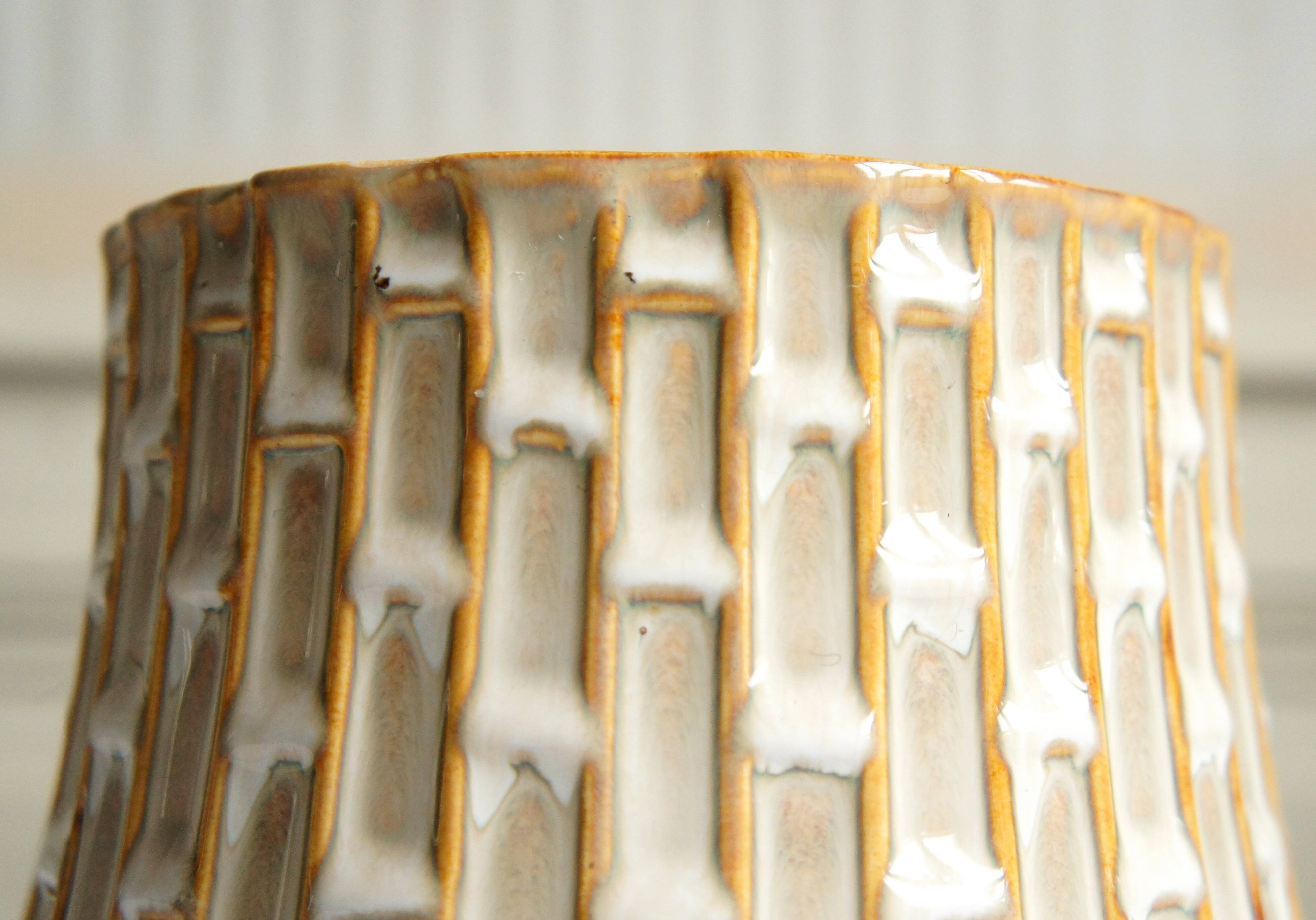 Glazed ceramic planter