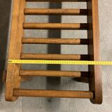 Bench design modernism vintage brutalist in wood