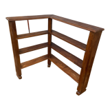 Solid wood corner shelf
