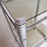 Chrome side table