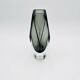 XXL Murano Sommerso Vase Alessandro Mandruzzato 27cm Grey Smoke