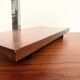 Teak and grey lacquered metal desk lamp, 1950s.