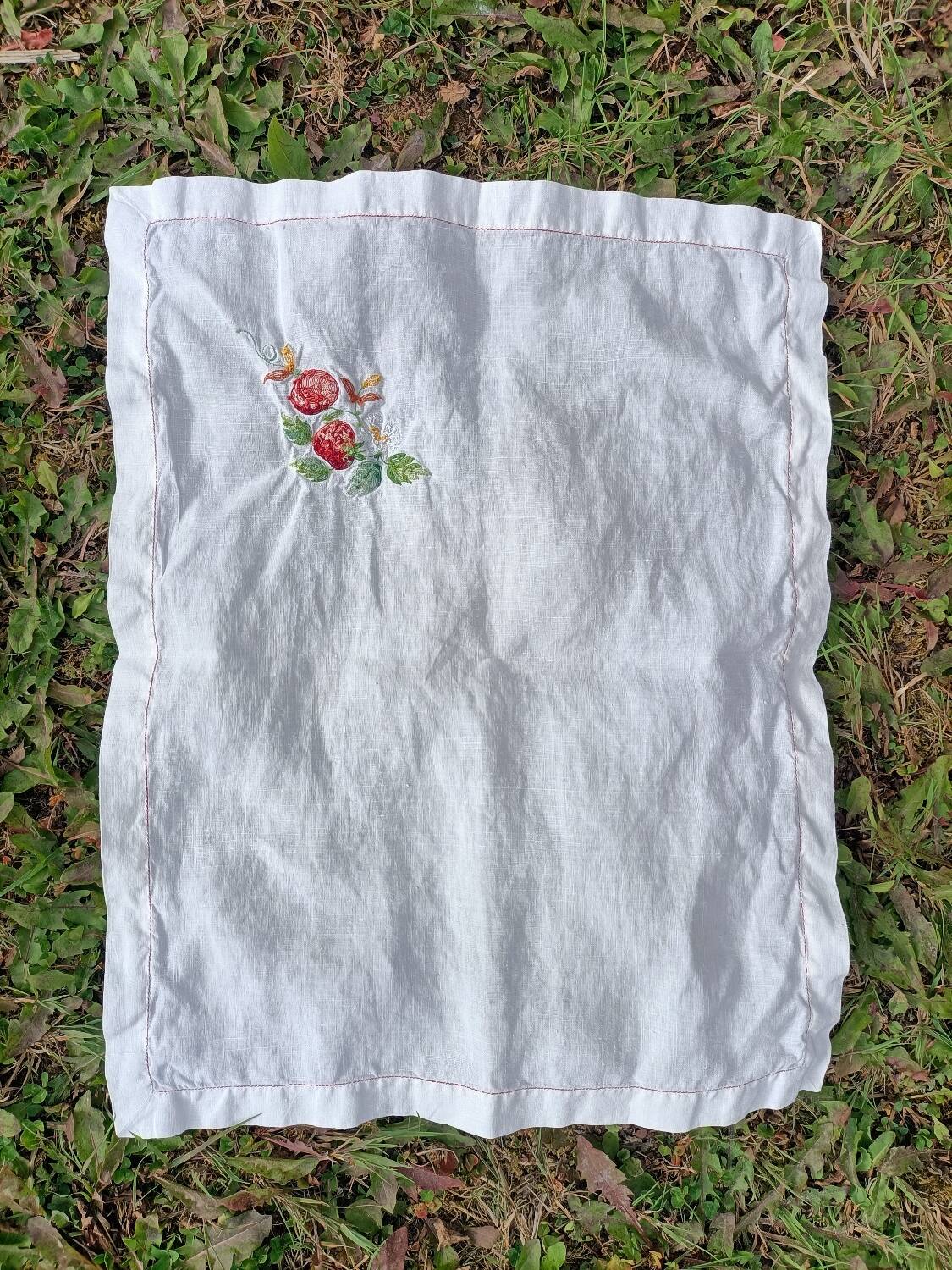 Retro Strawberry Napkin