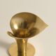 Art Deco Brass Calla Lily Candle Holder by Carl-Einar Borgström for Ystad-Metall