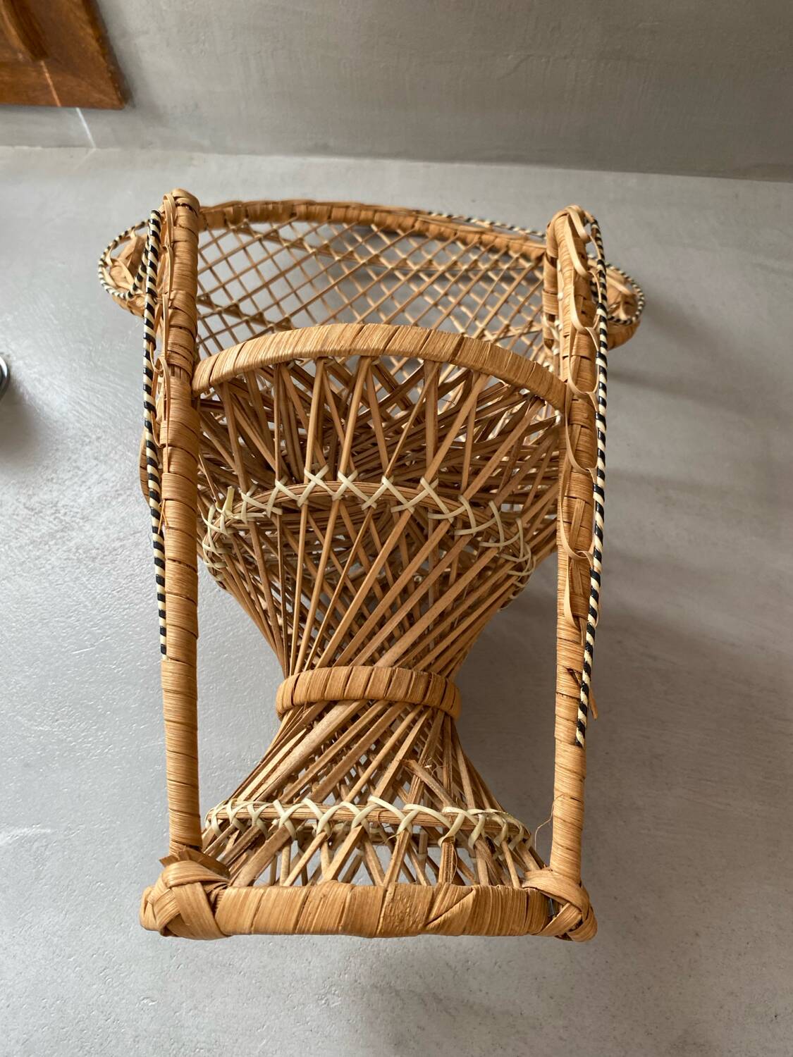 Emmanuelle miniature rattan armchair
