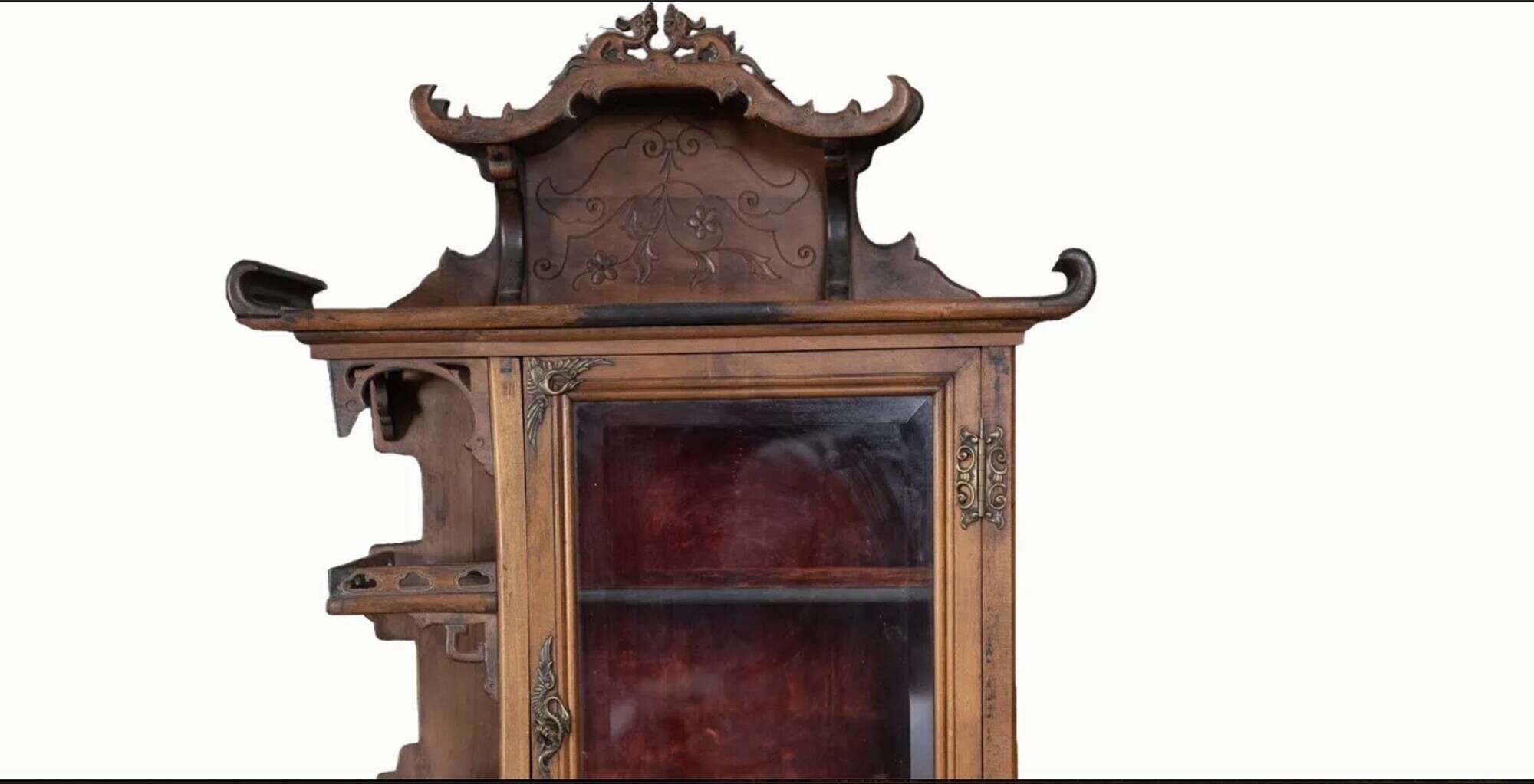 Bibliothèque vitrine  attribué à l'atelier Gabriel Viardot Fin XIXe