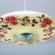 Glass ceiling lamp, Czechoslovakia, 60's
