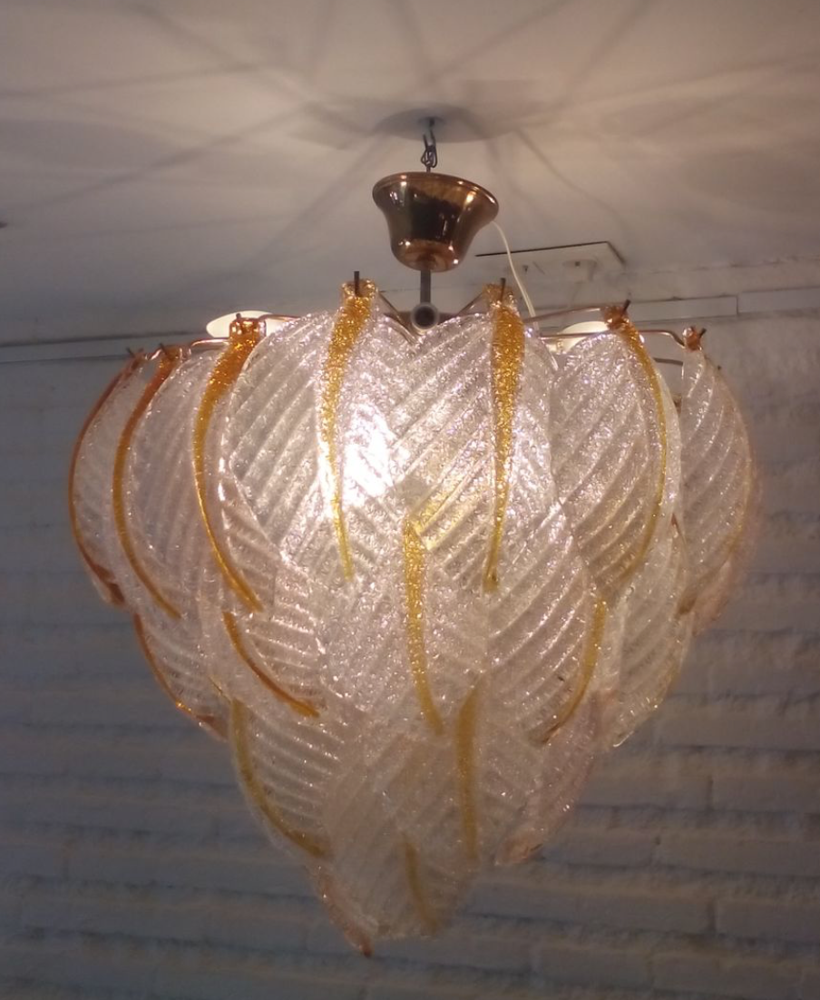 Murano de Mazzega glass ceiling 1970s