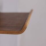 VINTAGE 1960S WALL MIRROR IN TEAK WITH DESIGN BY CAMPO E GRAFFI