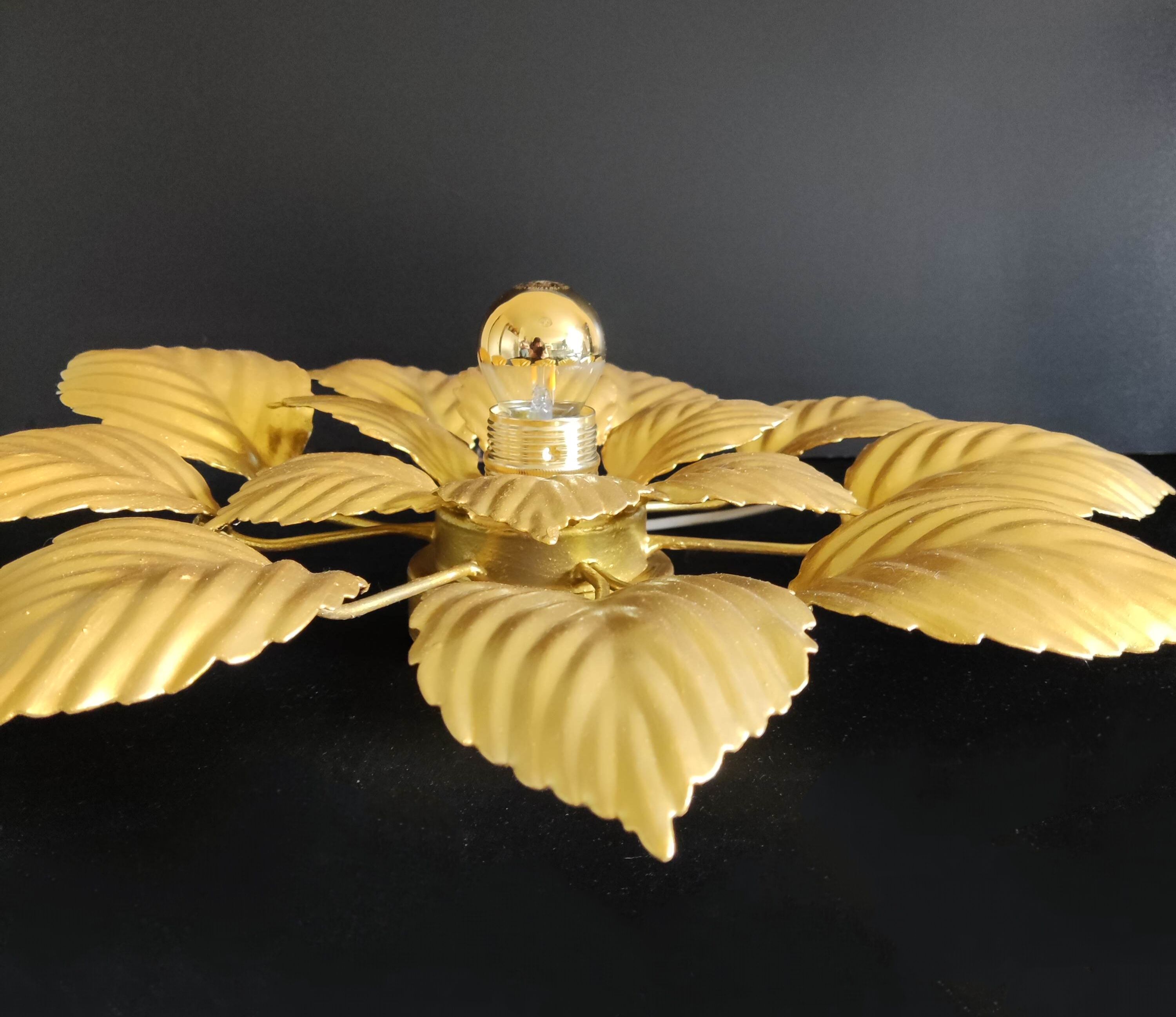 Applique feuilles vintage