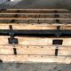 Flat light wooden trunk