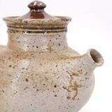 Large stoneware teapot by Pierre Digan, La Borne 1960s