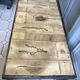 Roger Capron Herbier - Rectangular coffee table with patinated steel frame