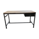 Metal desk on wood circa 1950