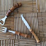 Bamboo cutlery set