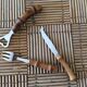 Bamboo cutlery set