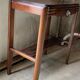 Art deco side table in teak