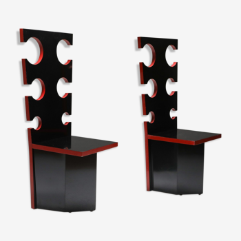 Mario Sabot sculptural chairs by Max Papiri 1970