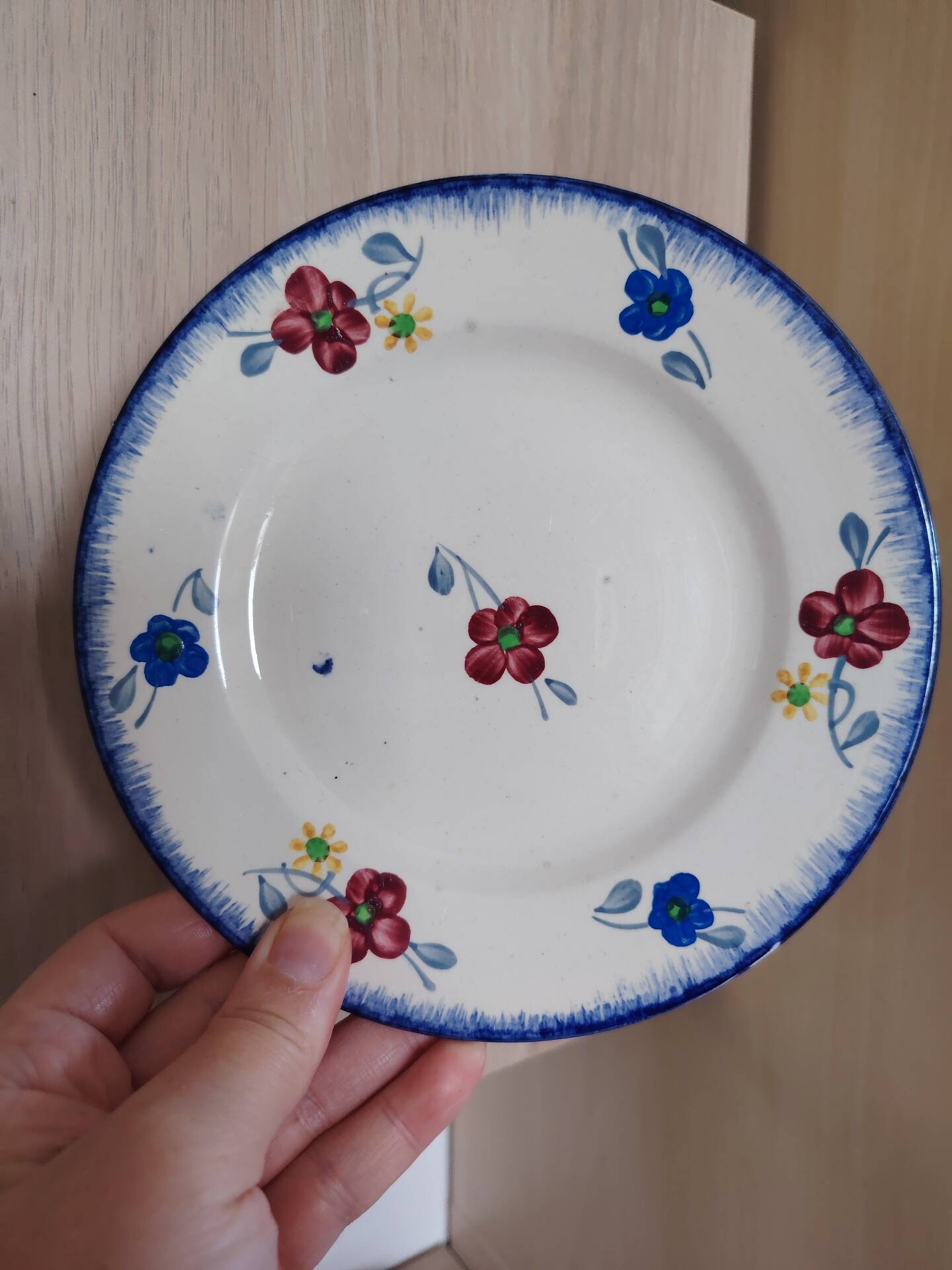 6 dessert plates Mary-Lou Digoin Sarreguemines