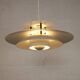Vintage Laterna Danica Pendant Lamp: White & Black Danish Design