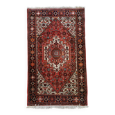Tapis Persan Iran noué main 128 x 76 cm