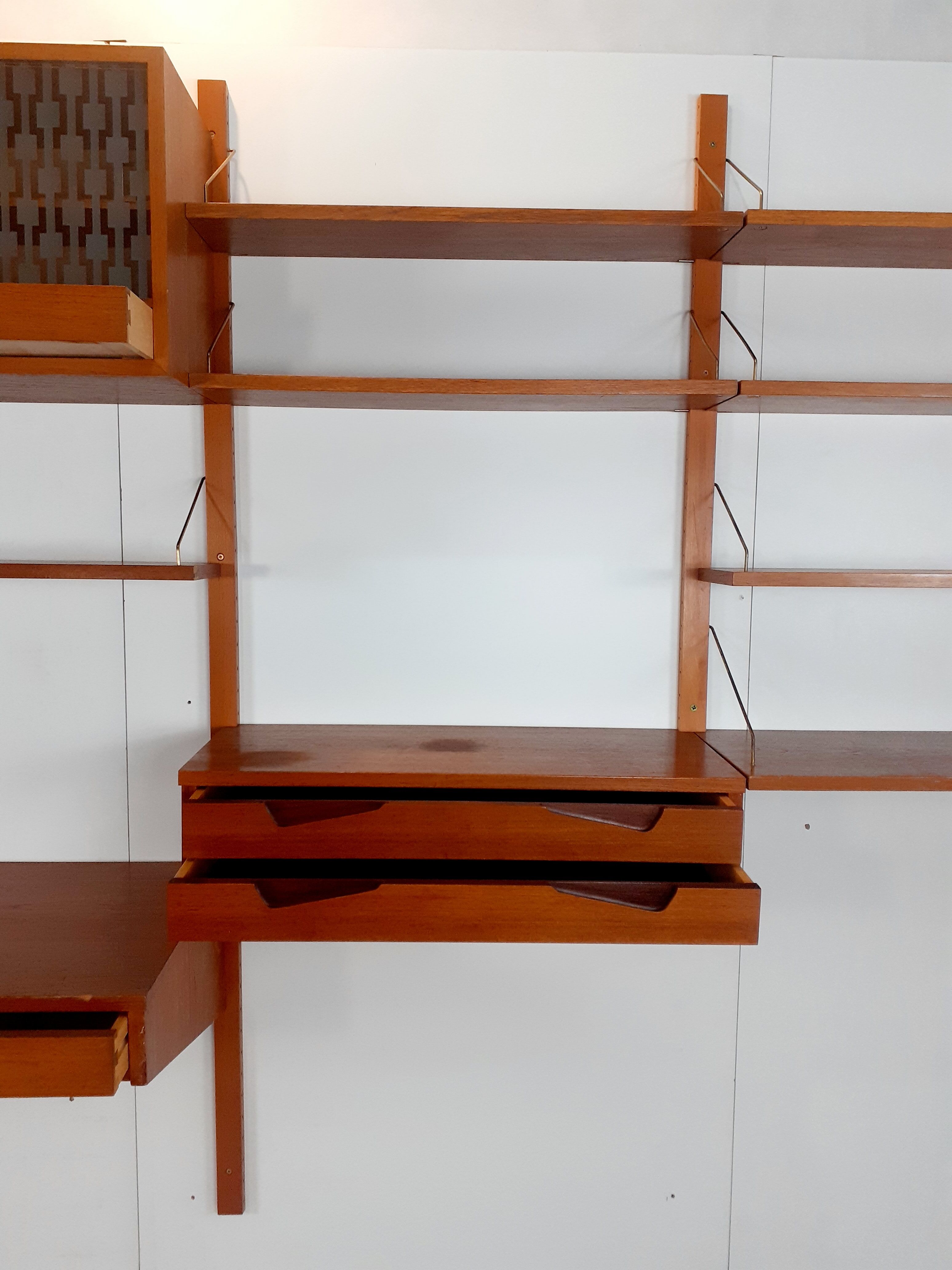 RIVAL wall shelves, Vintage Scandinavian 1960s