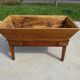 Rustic kneading trough in solid oak, removable lid and base.