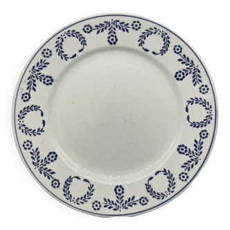 Set of 10 Nuneville flat and soup plates from 1890