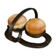 Grès du Marais - salt and pepper salt and pepper on horseshoe support