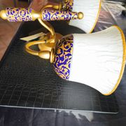 New double wall light (Le Porcellane Florence) Porcelain & Gold