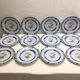 Raynaud & cie - service of 12 flat plates "koutani" in limoges