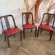 Chaises art déco gondole