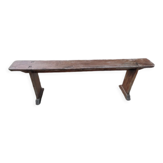 Solid wood veneered dp 1122116 truss bench