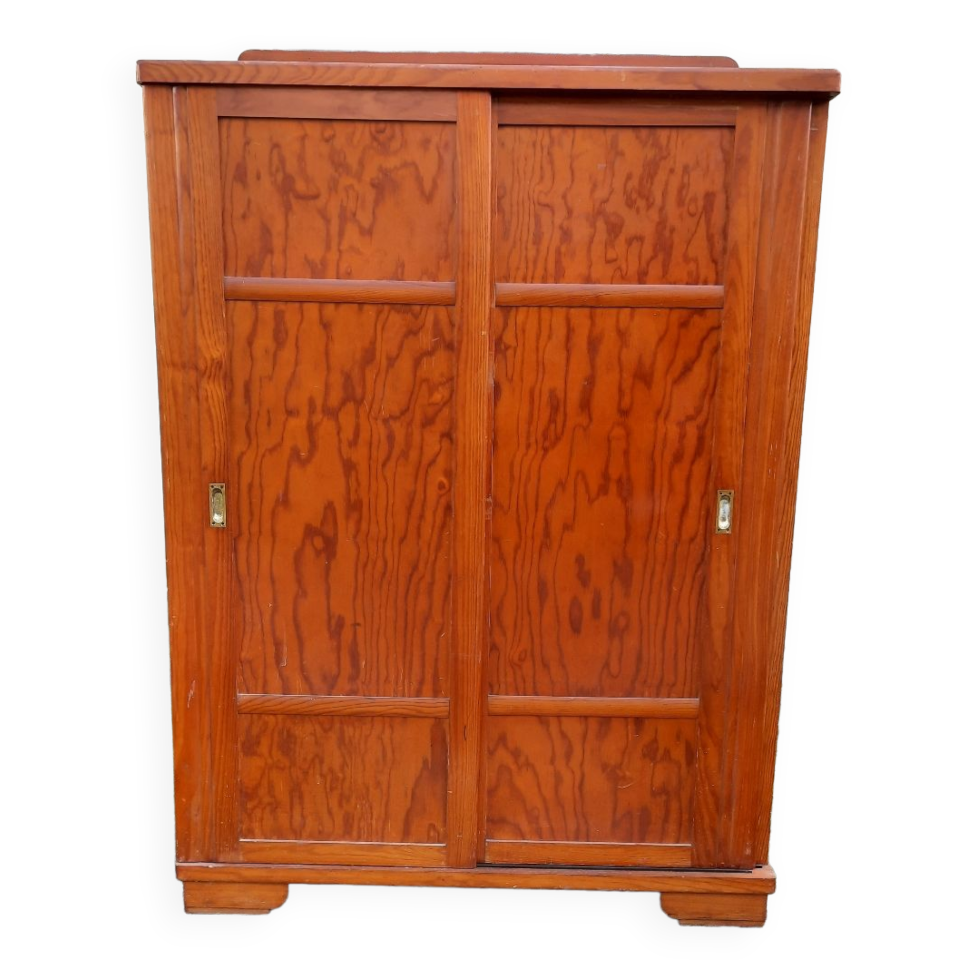 Vintage wardrobe with sliding door