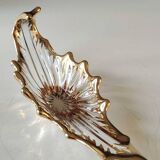 Empty Pocket/Decorative Bowl/Royal Bayel Crystal. 18k gold highlights.