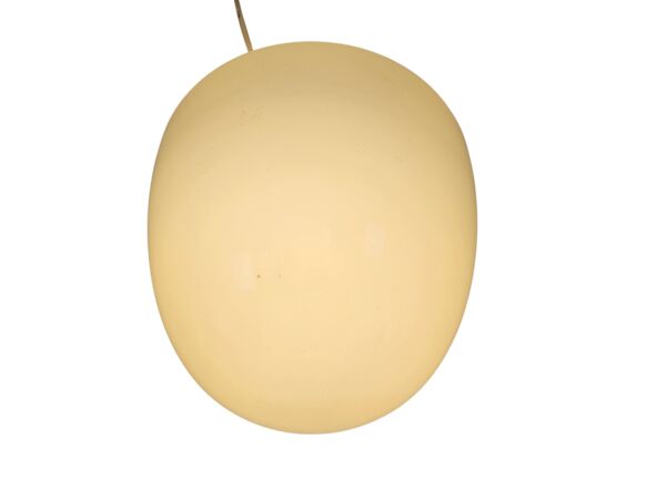 Design néerlandais - Philips Hollande - Verre Brune - Lampe de plafond XL - Années 50