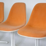 Set of 4 Hermann Miller Fehlbaum production chairs