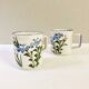 Pair of hand-painted Chinese ceramic mugs