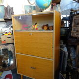 Vintage oak secretary