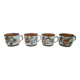 Set of 4 Argenteuil Boch cups 1966