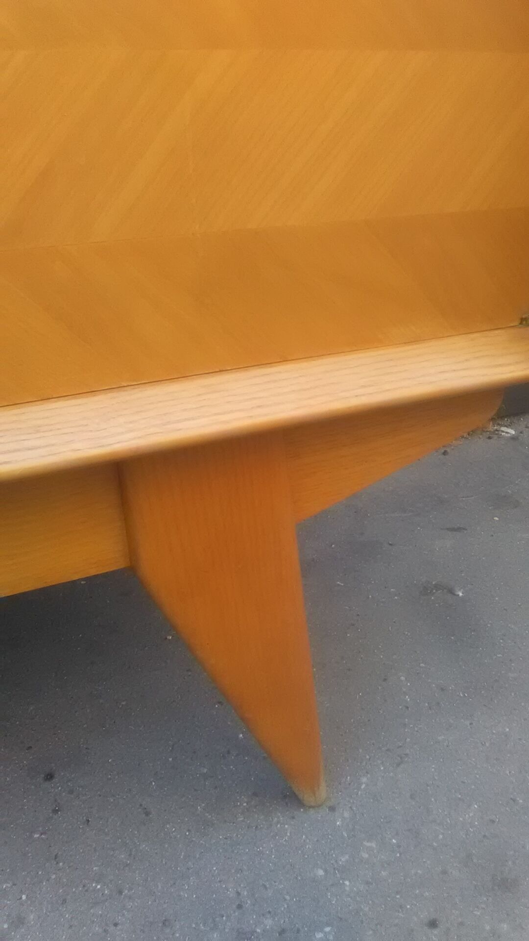 Vintage sideboard 1950 oak foot compass