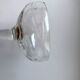 Set of 5 champagne glasses in crystal engraved 50s