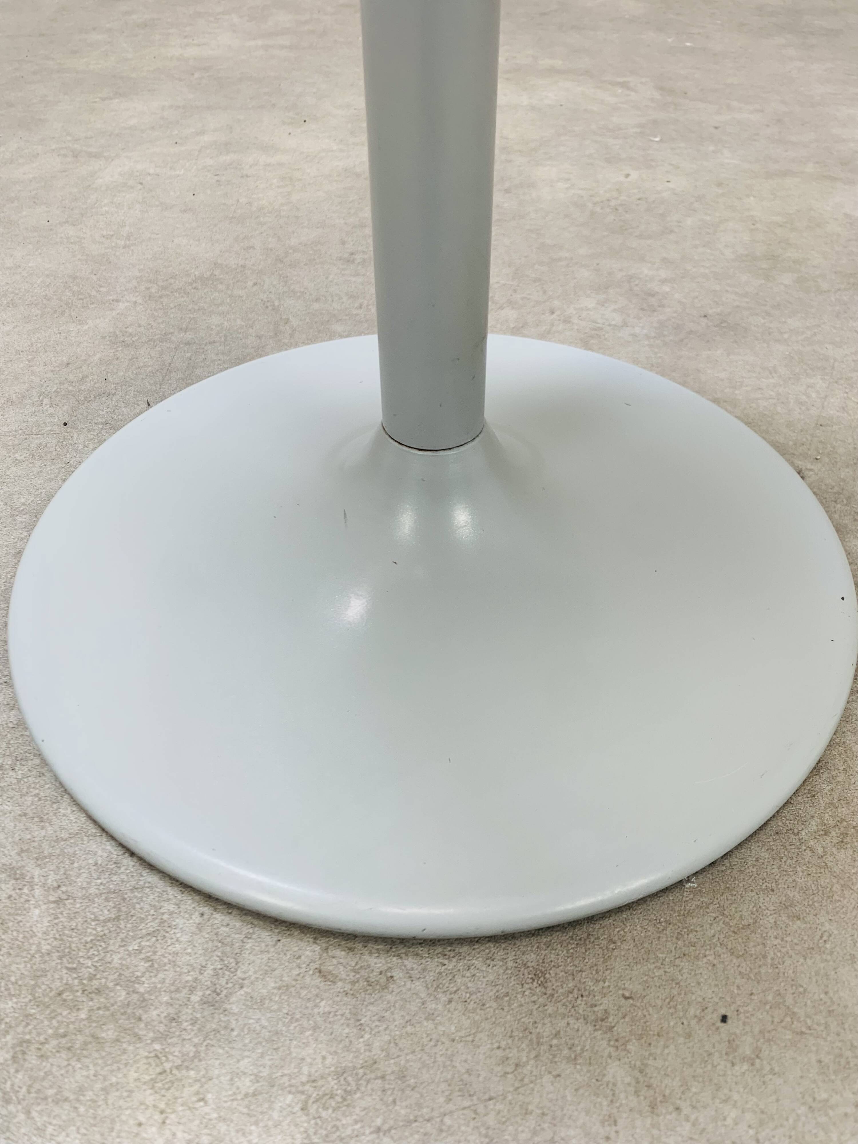 Orange tulip foot stool from the 80s, vintage