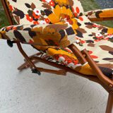 Deckchair chaise longue year 70