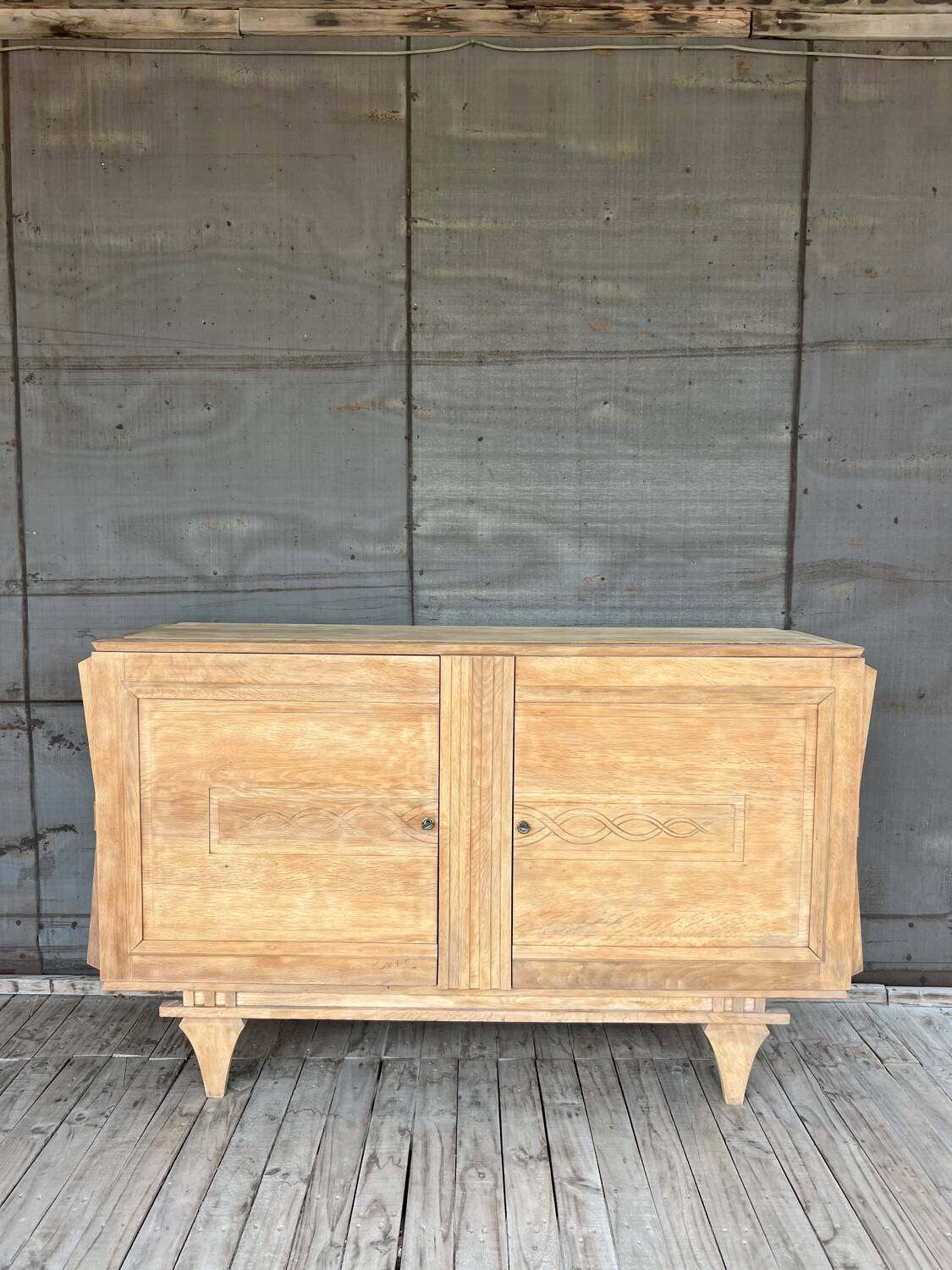 Ancien buffet bois brut