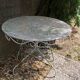 Vintage wrought iron garden table