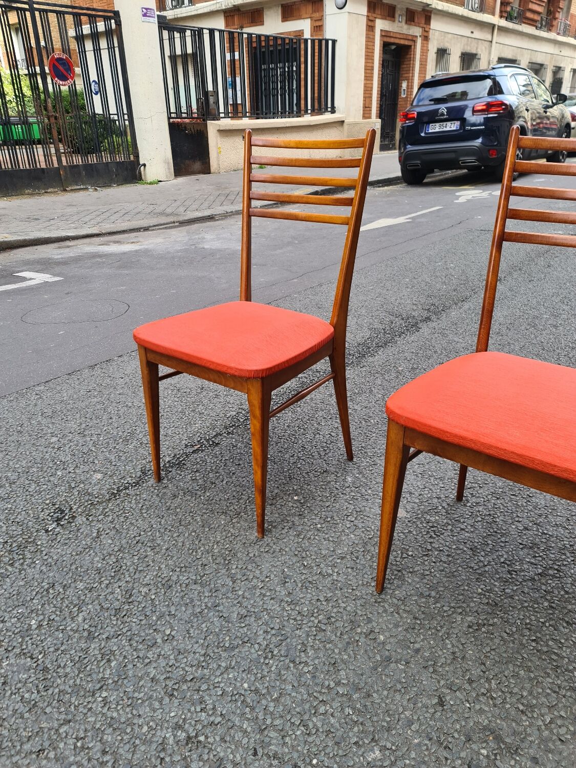 Paire de chaises scandinave 1960