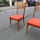 Paire de chaises scandinave 1960